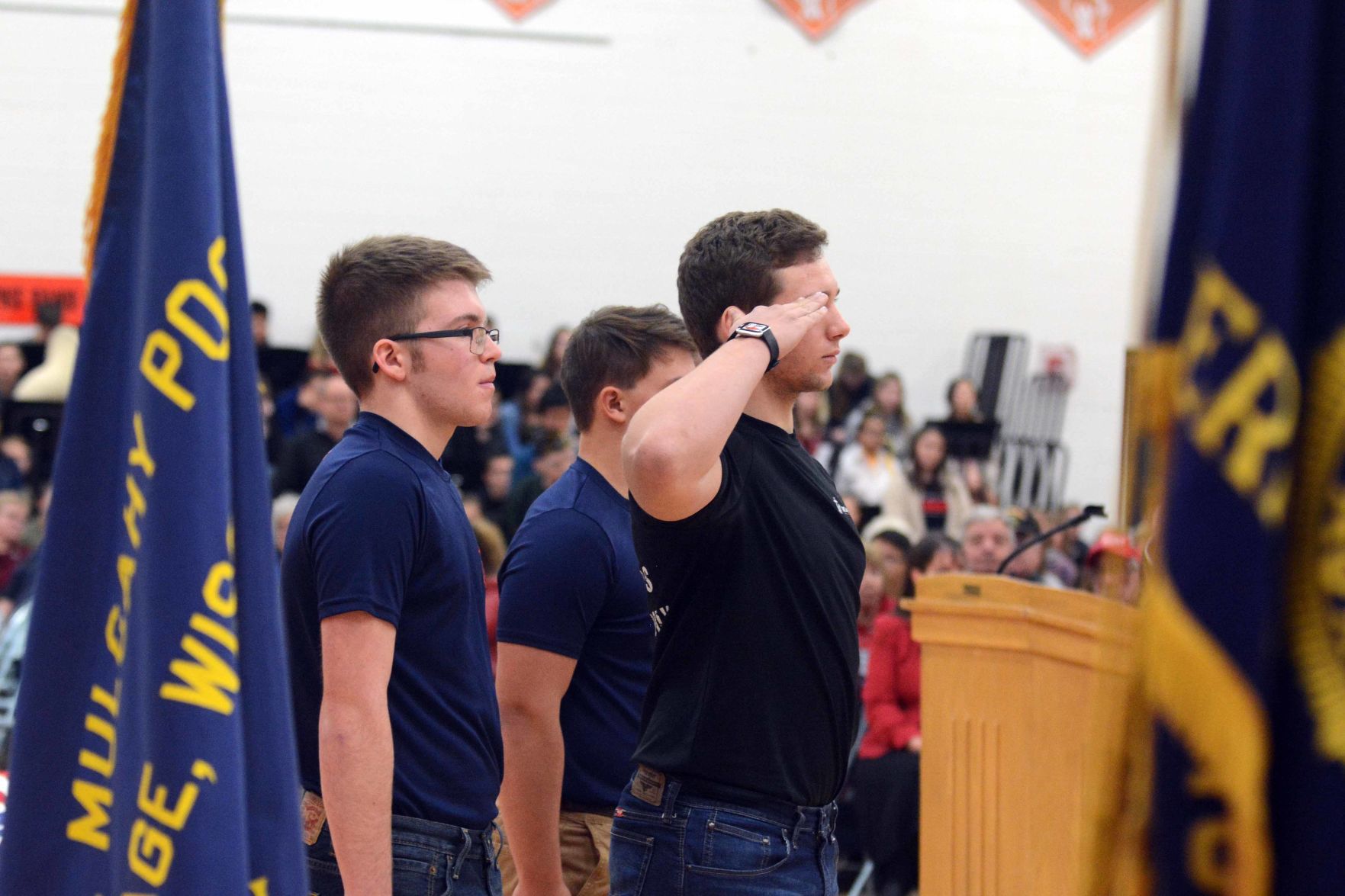 Portage High School Veterans Day ceremony 2019